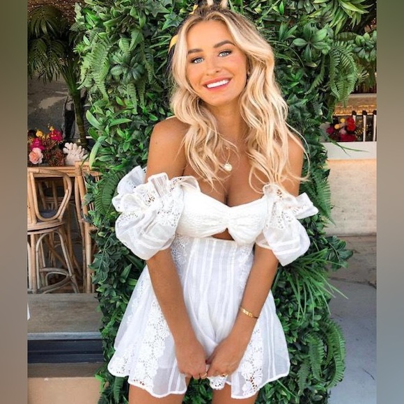 Alice McCall white SUNDAY ROSE DRESS